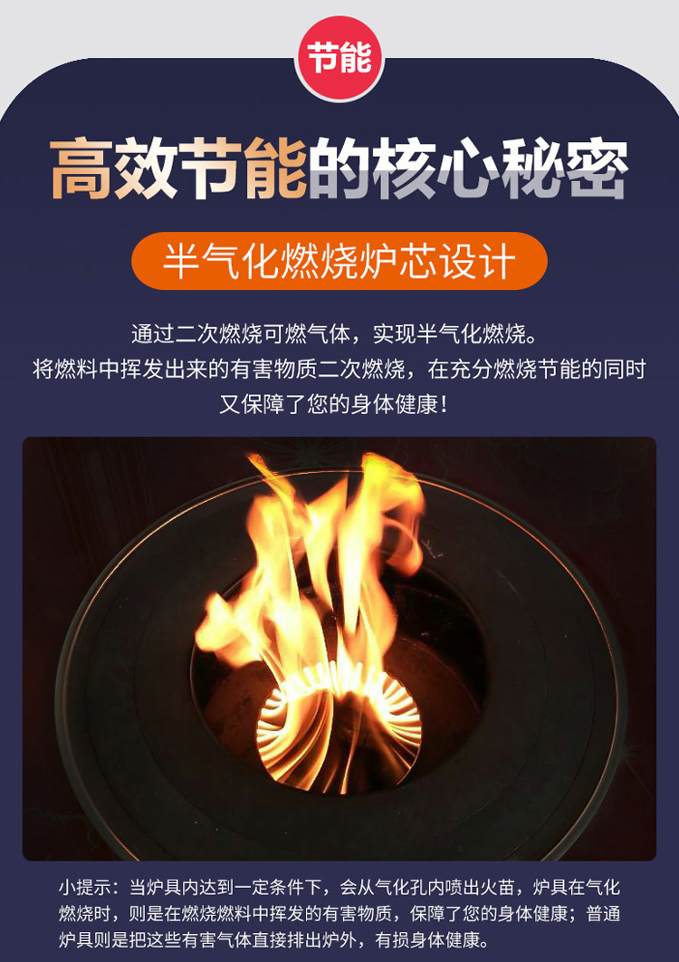 1.8米4鍋位帶烤箱帶火神牌柴煤兩用大號(hào)藏爐 — 多功能家用取暖藏爐【爐具】焱森爐業(yè)